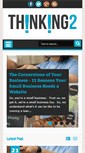 Mobile Screenshot of blog.thinking2.com